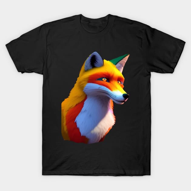 CONFUSED PRETTY FOXES HEAD T-Shirt by sailorsam1805